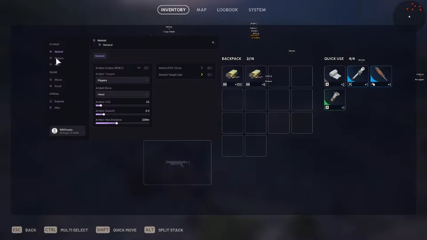 Player and ARC ESP boxes in ARC Raiders